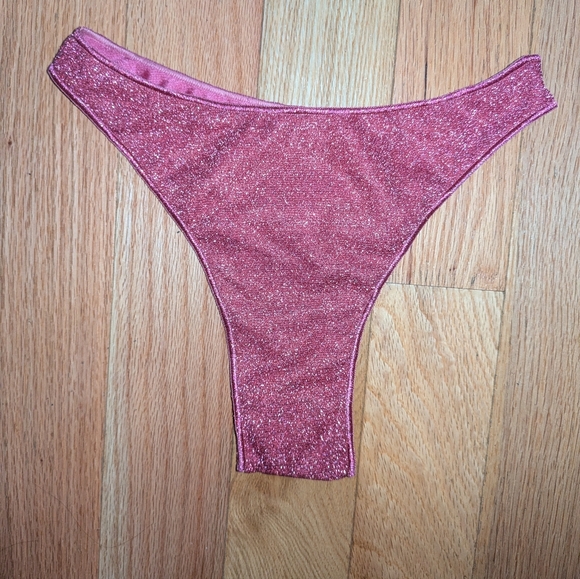 NWT OSEREE LUMIERE BIKINI BOTTOMS IN RASPBERRY - Picture 2 of 6